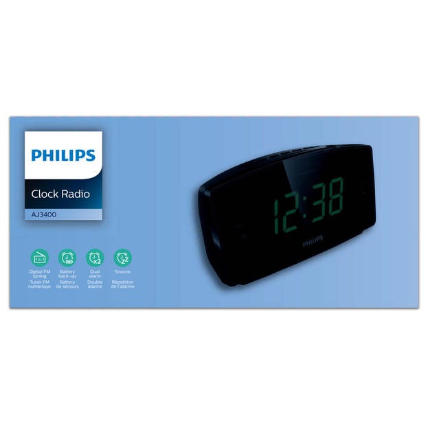 Philips wekker AJ3400