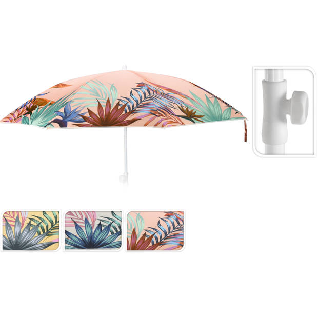 Strandparasol Bladeren Peach - 180cm