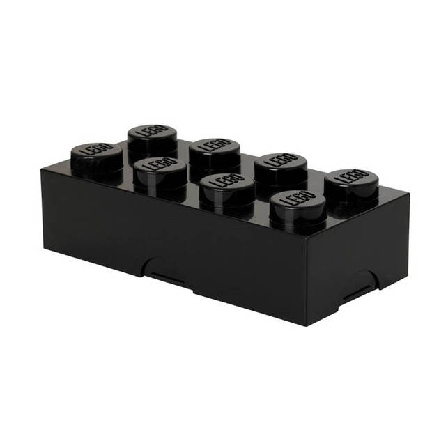 LEGO - Set van 2 - Lunchbox Classic Brick 8, Zwart - LEGO