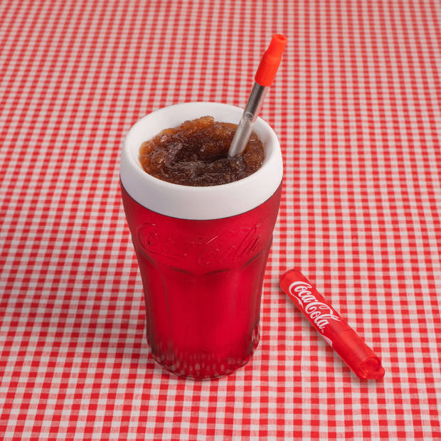 Zoku - Pocket Straw Herbruikbaar Rietje Coca Cola - Kunststof - Rood