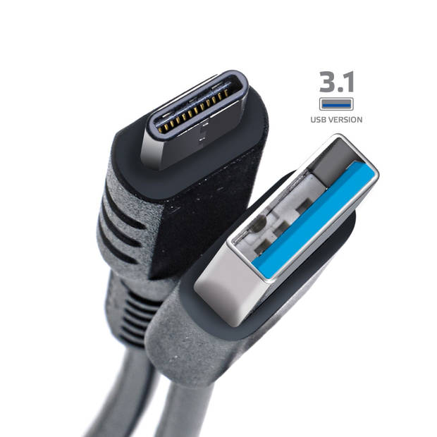 Celly - USB-Kabel 3.1 Type-C, 1 meter, Zwart - PVC - Celly
