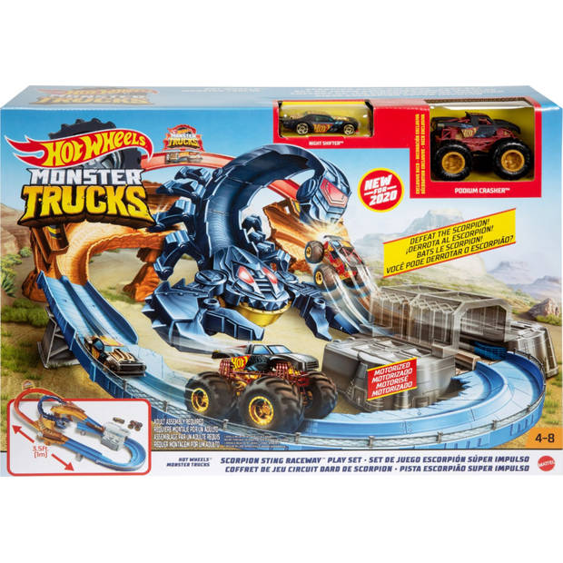 Hot Wheels Monster Trucks Scorpion Speelset