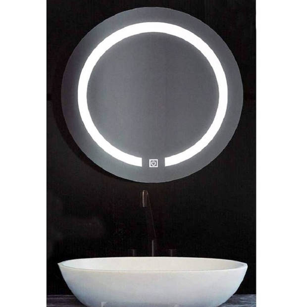 4goodz Simple Smart Spiegel Rond met LED verlichting 45 cm doorsnede