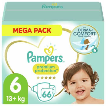 Pampers - Premium Protection - Maat 6 - Mega Pack - 66 luiers