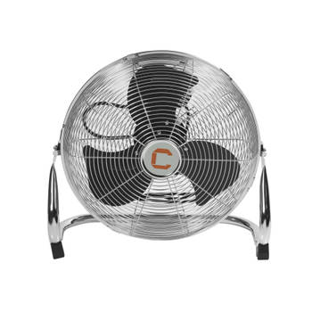 Cresta Care CFP410S RVS vloerventilator 45 cm diameter 3 snelheden 55 Watt