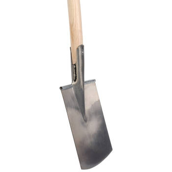 Talen Tools – Damesspade – Blank gepolijst – Essenhouten steel – 85 cm