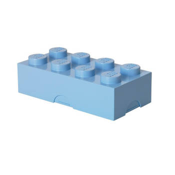 LEGO - Set van 2 - Lunchbox Classic Brick 8, Lichtblauw - LEGO