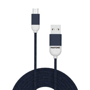 Celly - Micro-USB Kabel, Zwart - Rubber - Celly Pantone