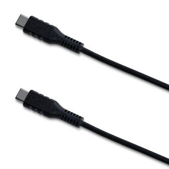 Power Delivery USB-Kabel Type-C to Type-C, 1 meter, Zwart - Rubber - Celly