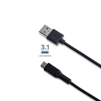 Celly - USB-Kabel 3.1 Type-C, 1 meter, Zwart - PVC - Celly