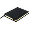 Alfabetboek Kangaro A6 A-Z linnen hard cover zwart, 208 pagina's, leeslint, elastiek
