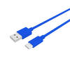 Celly - USB-Kabel Type C, 1 meter, Blauw - PVC - Celly Procompact