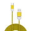Celly - USB-Kabel Type-C, 1,5 meter, Geel - Rubber - Celly Pantone