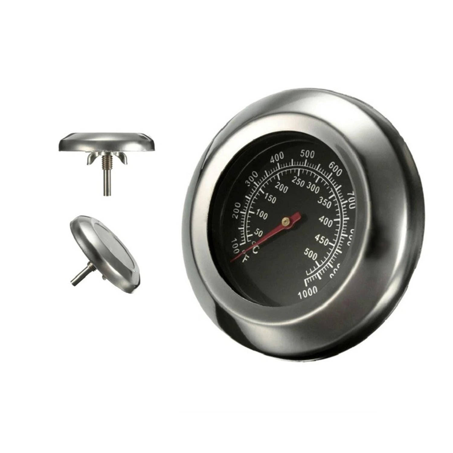 Blootstellen Richtlijnen Vooraf BBQ Thermometer - Draadloos - 50 Tot 550 Graden - RVS | Blokker