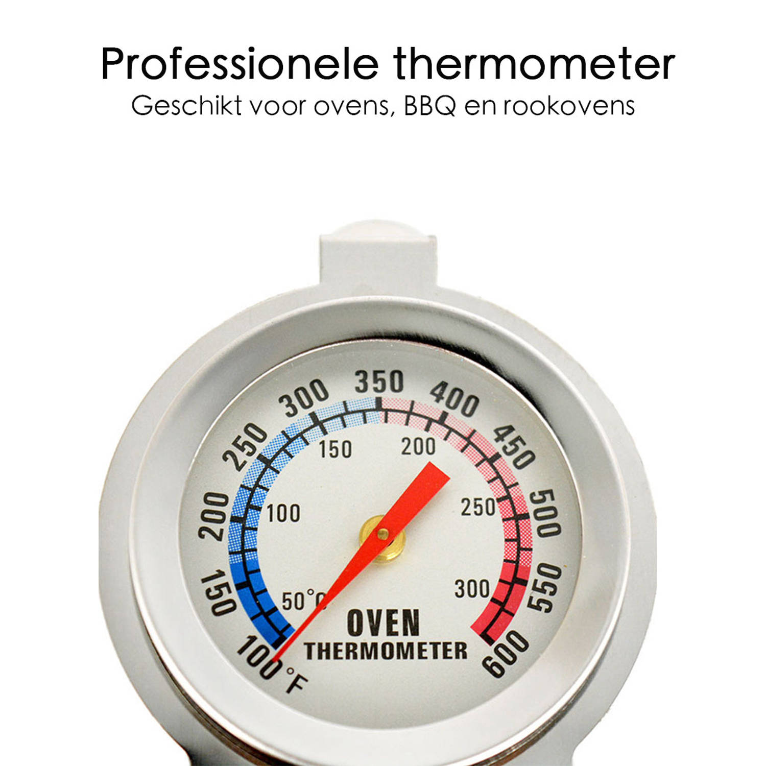 Afwezigheid Achternaam straffen Oventhermometer - Thermometer Oven - Rookoven Temperatuurmeter | Blokker