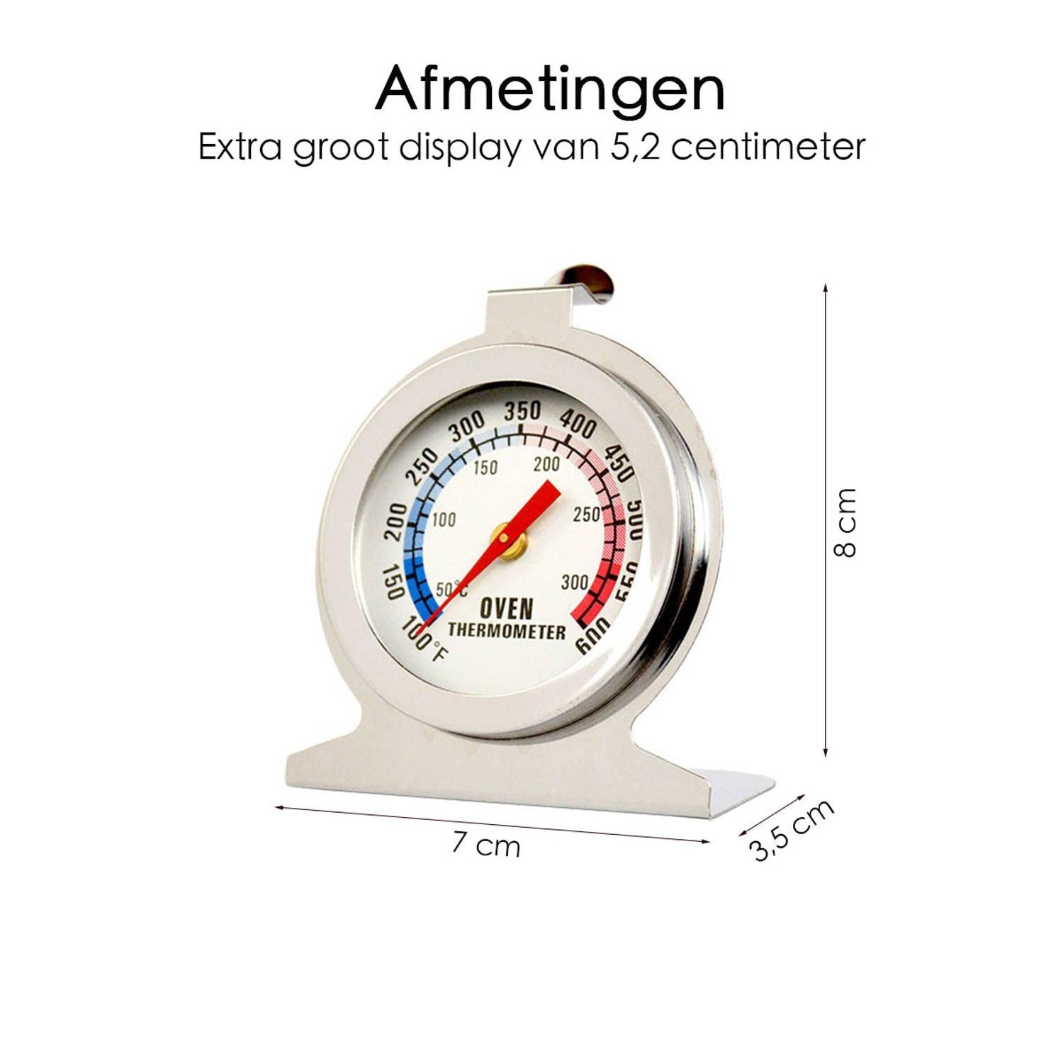 ondeugd kathedraal Bende Oventhermometer - Thermometer Oven - Rookoven Temperatuurmeter | Blokker