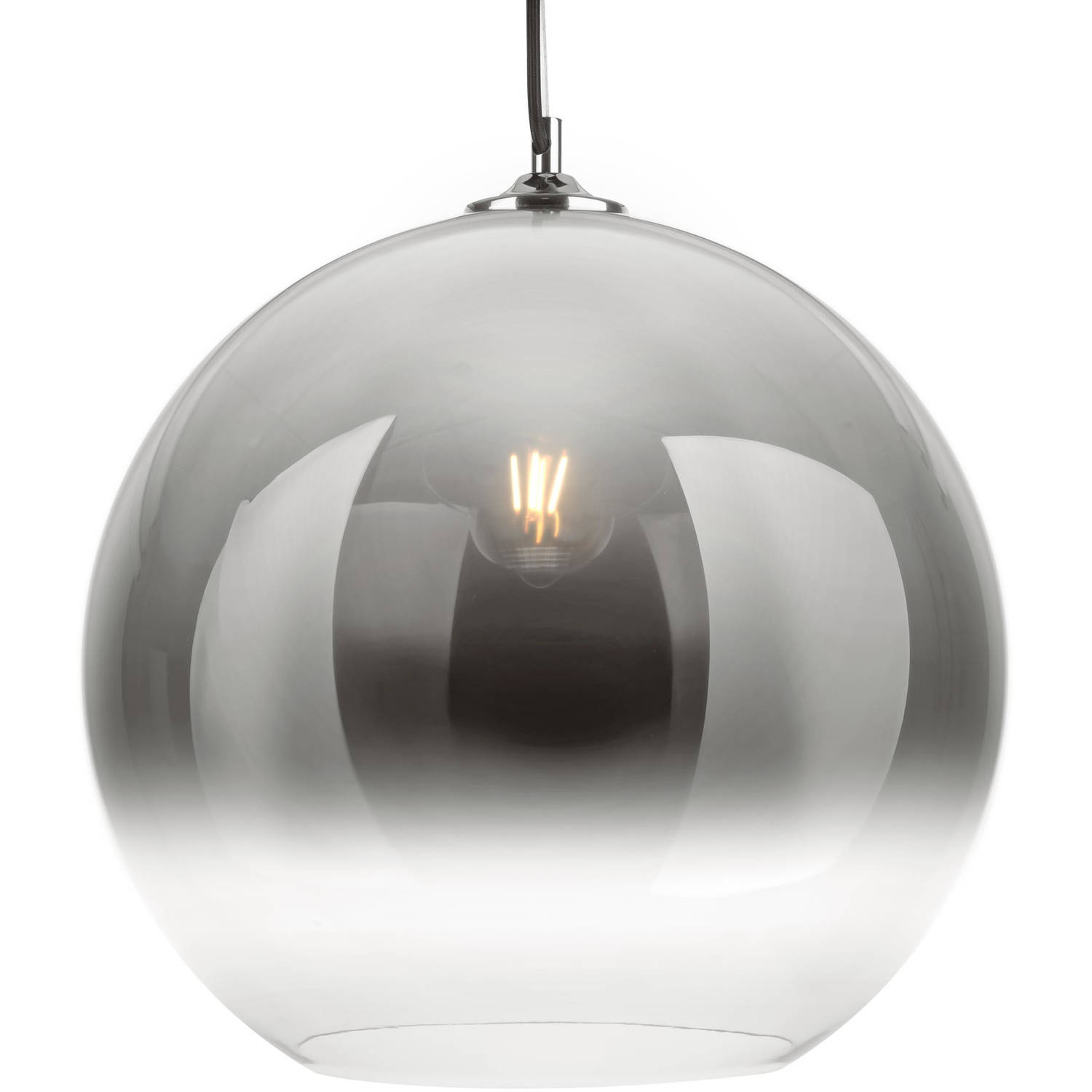 Leitmotiv Hanglampen Pendant lamp Bubble shadow Zilverkleurig online kopen