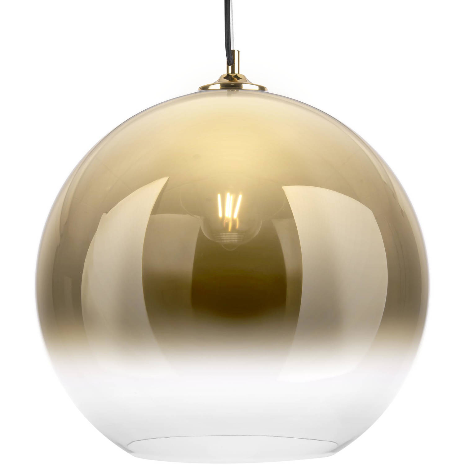 Leitmotiv Hanglamp Bubble 40w 40 X 37 Cm Glas Goud