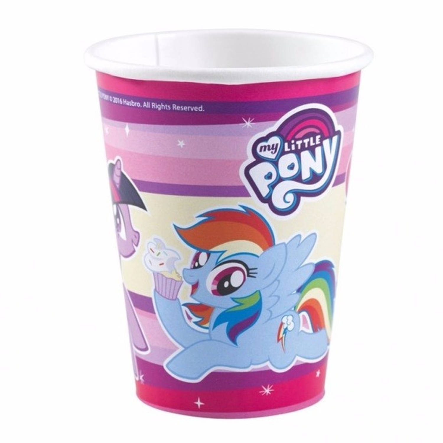 My Little Pony thema drinkbekers 24x stuks - Feestbekertjes