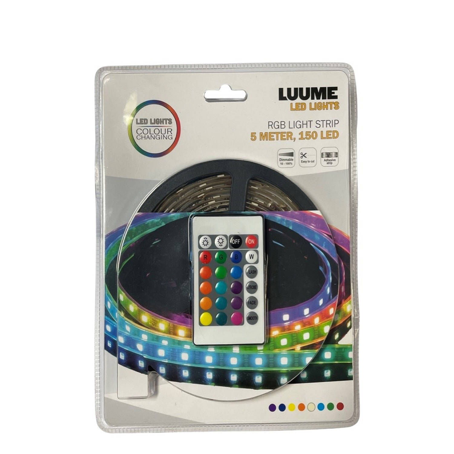 Gezond alarm afbreken Soundlogic LED strip 5m multi colour | Blokker