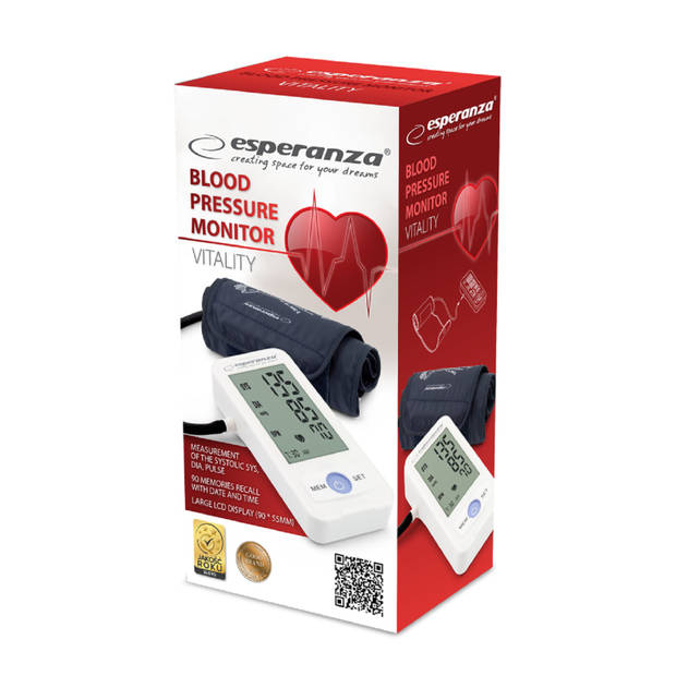 Esperanza ECB002 Bloeddrukmeter Bovenarm - Semi-automatisch