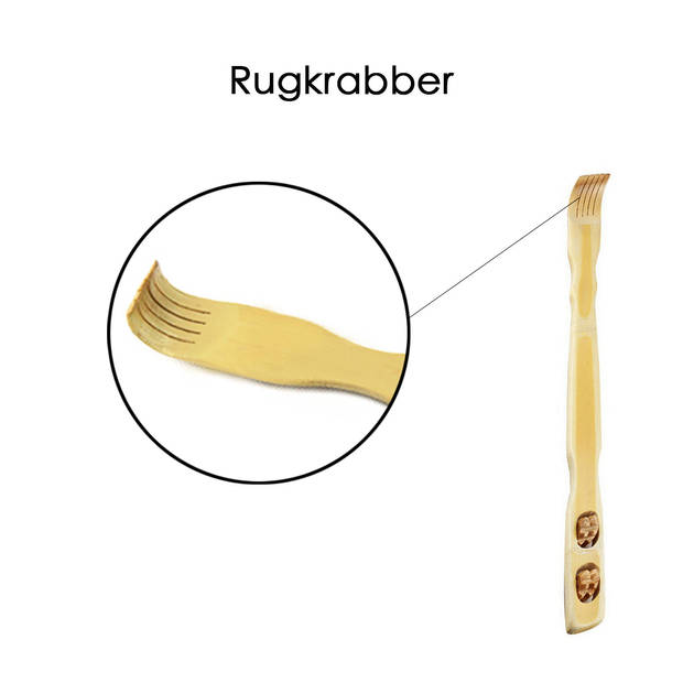 Ruggenkrabber Houten rugkrabber