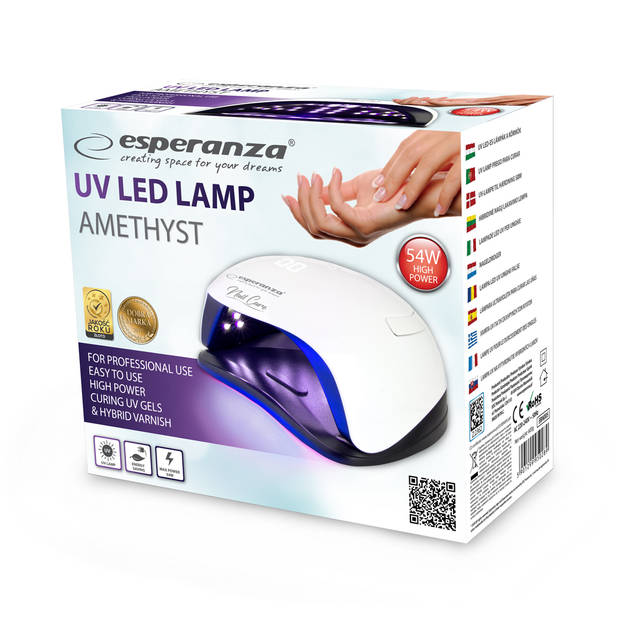 Esperanza EBN005 Nageldroger Lamp - UV en LED lamp - 54 W - 36 LEDs