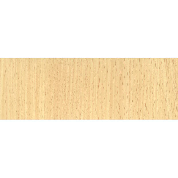 Decoratie plakfolie beuken houtnerf look licht 45 cm x 2 meter zelfklevend - Meubelfolie