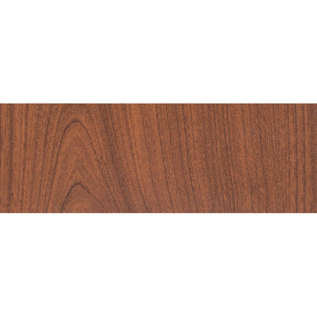 Decoratie plakfolie mahonie houtnerf look bruin 45 cm x 2 meter zelfklevend - Meubelfolie