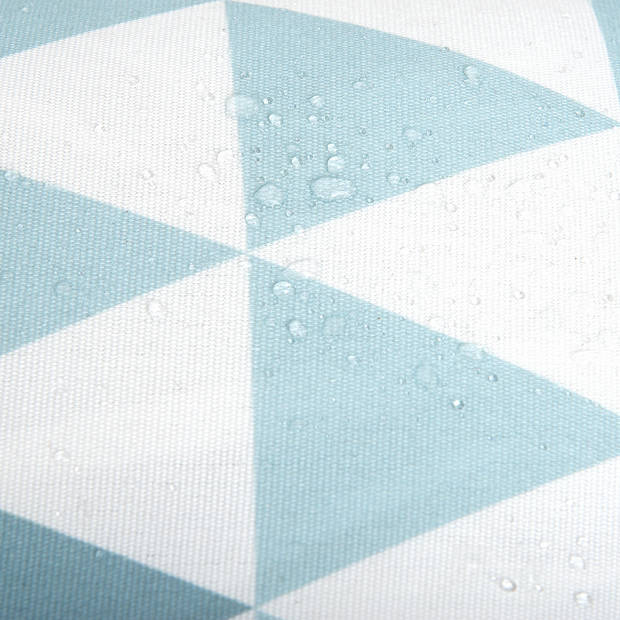 Beliani TRIFOS - Buitenkussen-Blauw-Polyester