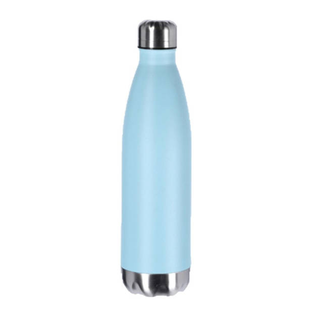 Thermosfles / isoleerfles turquoise RVS 0.75 L - Thermosflessen