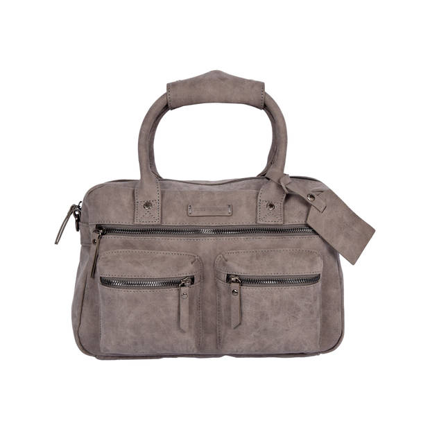 Grijze Schoudertas, Crossbody Tas en Handtas - Bicky Bernard - 28x11x23cm - Voor elke Gelegenheid