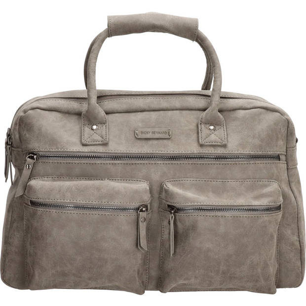 Gray Shoulder Bag, Crossbody Bag and Handbag - Bicky Bernard - 28x11x23cm - For every Occasion