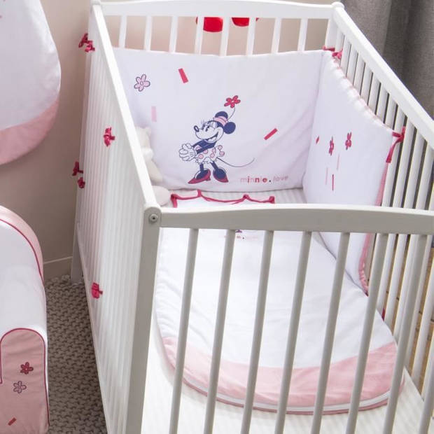 DISNEY Slaapzak 2e leeftijd 6-36 maanden Minnie confetti - 80/100 cm - Fluwelen druk 100% polyester