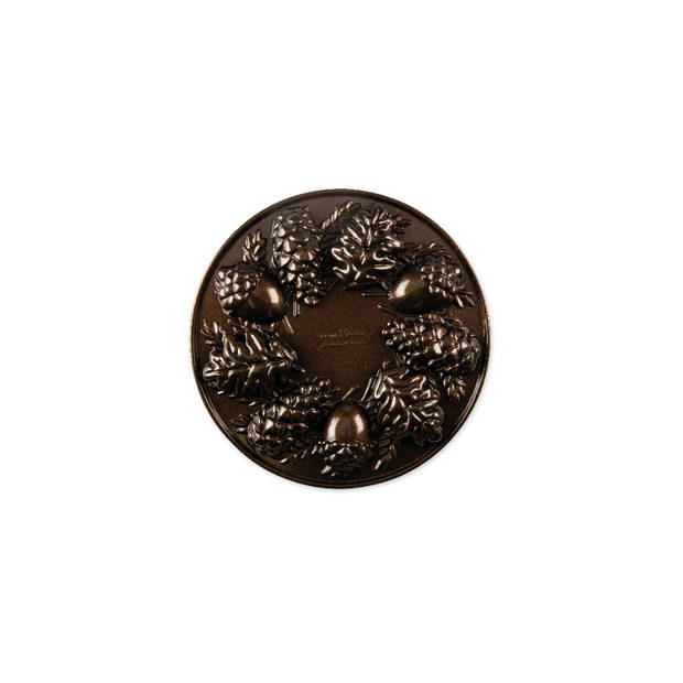 Nordic Ware - Bakvorm "Woodland Cakelet Pan" - Nordic Ware Fall Harvest Bronze