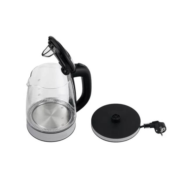 E&H waterkoker 1.7 - Glazen Waterkoker - 1.7 Liter