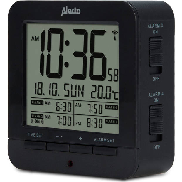Alecto AK-20 wekker met thermometer