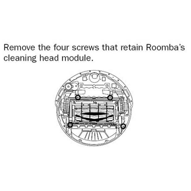 Irobot Borsteldeck Grey Cleaning Head Module With Brushes All 500