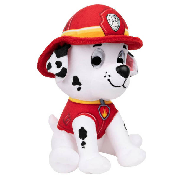 Nickelodeon knuffel Paw Patrol Marshall 11 cm pluche rood/wit