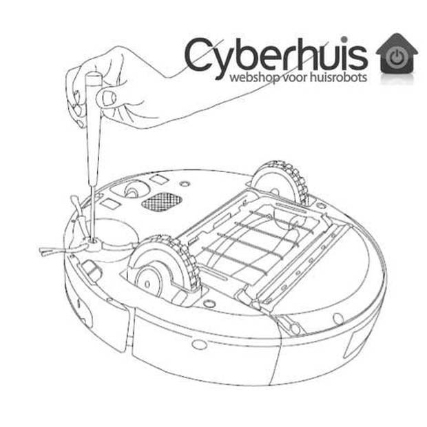 Irobot Borstel Zijdelings 3 Armen Kit 3 Stuks Roomba 800900