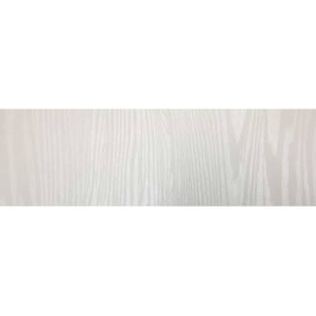 Decoratie plakfolie houtnerf look wit 45 cm x 2 meter zelfklevend - Meubelfolie