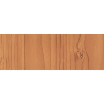 Decoratie plakfolie grenen houtnerf look bruin 45 cm x 2 meter zelfklevend - Meubelfolie