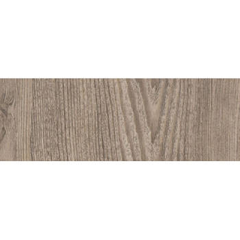 Decoratie plakfolie eiken houtnerf look grijsbruin grof 45 cm x 2 meter zelfklevend - Decoratiefolie - Meubelfolie