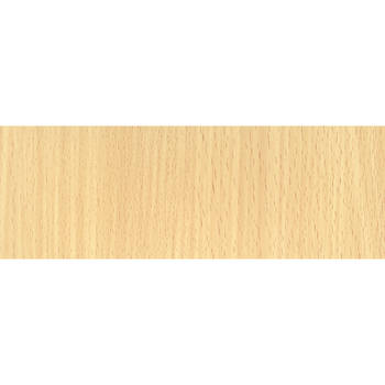 Decoratie plakfolie beuken houtnerf look licht 45 cm x 2 meter zelfklevend - Decoratiefolie - Meubelfolie