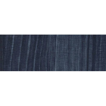 Decoratie plakfolie houtnerf look zilver/zwart 45 cm x 2 meter zelfklevend - Meubelfolie