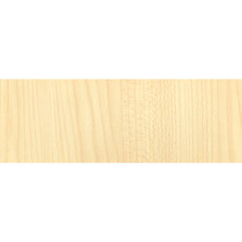 Decoratie plakfolie essen houtnerf look licht bruin 45 cm x 2 meter zelfklevend - Meubelfolie