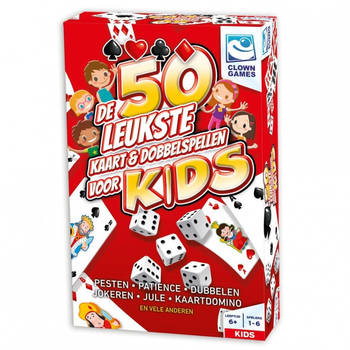 Clown Games Kids 50 Card And Dice Games