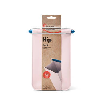 HIP - Herbruikbare Lunchzak, Pack - Medium, 2.6 Liter, Licht Roze - HIP