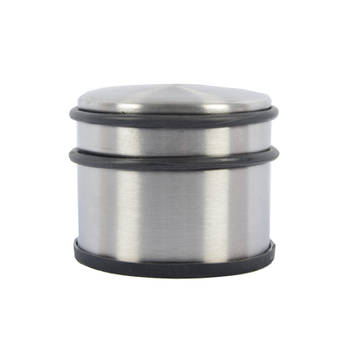 Zilveren Deurvastzetter En Deurklem Voor Stevige Deurbeveiliging - 7 cmx9cm - Metaal - 1.2 kg