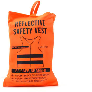 1x veiligheidsvest in mooi zak oranje Veilig safety Veiligheidshesje Bouw Verkeer veiligheidsvest voor